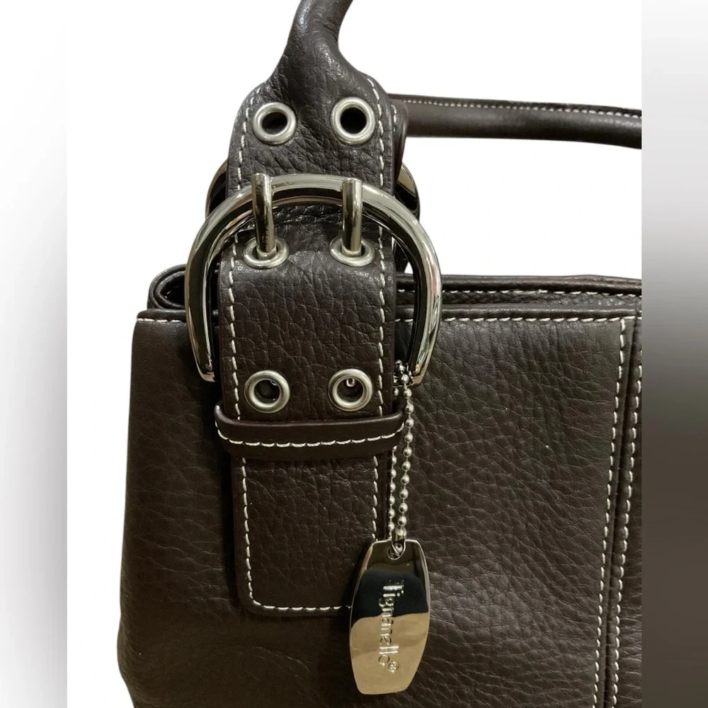 Tignanello Brown Leather Handbag